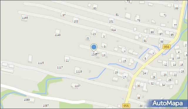 Sułkowice, Partyzantów, 1145, mapa Sułkowice