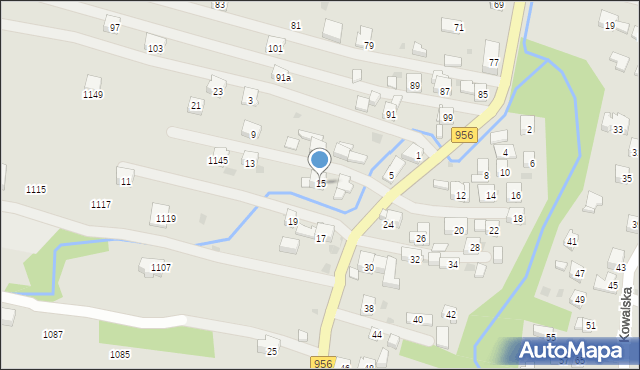 Sułkowice, Partyzantów, 15, mapa Sułkowice