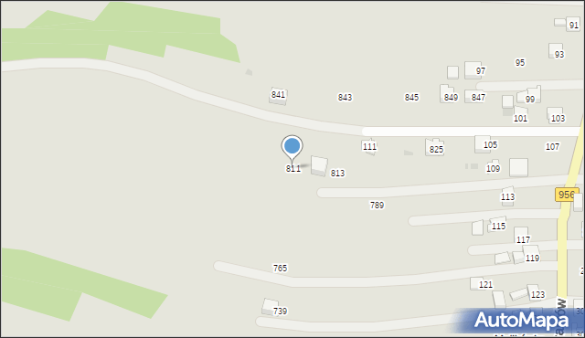 Sułkowice, Partyzantów, 811, mapa Sułkowice