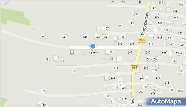 Sułkowice, Partyzantów, 825, mapa Sułkowice