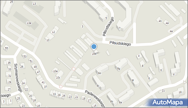 Świecie, Paderewskiego Ignacego Jana, 10b, mapa Świecie