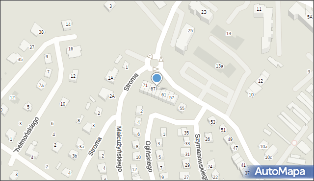 Świecie, Paderewskiego Ignacego Jana, 65, mapa Świecie