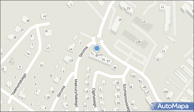 Świecie, Paderewskiego Ignacego Jana, 67, mapa Świecie