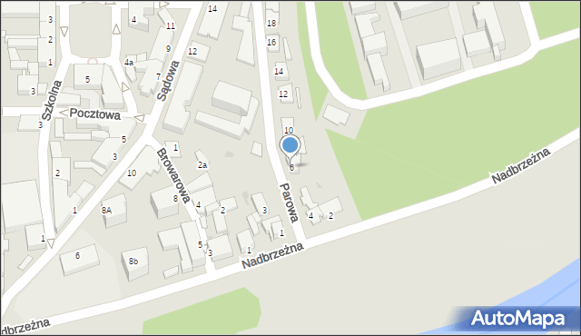 Świecie, Parowa, 6, mapa Świecie