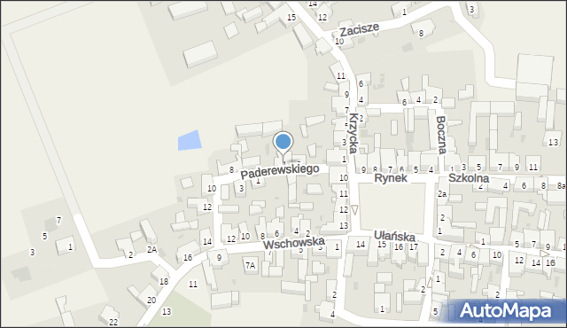 Święciechowa, Paderewskiego Ignacego Jana, 4, mapa Święciechowa