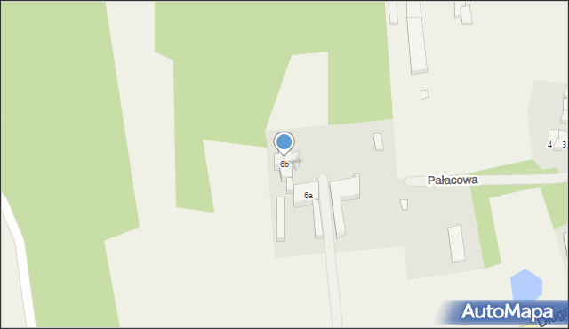Świerzno, Pałacowa, 6b, mapa Świerzno