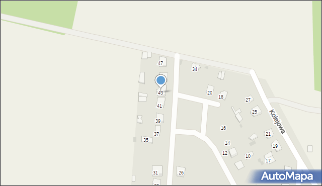 Szczebrzeszyn, Parkowa, 43, mapa Szczebrzeszyn