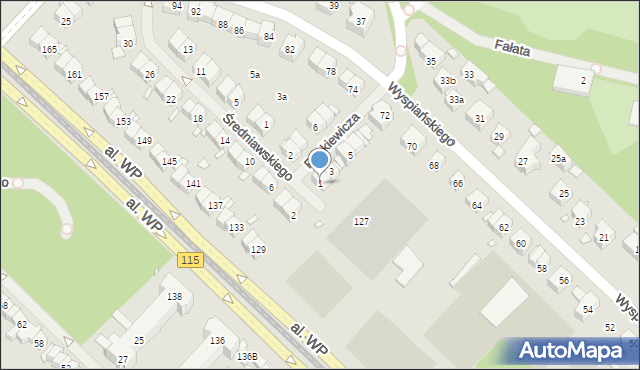 Szczecin, Pankiewicza Józefa, 1, mapa Szczecina