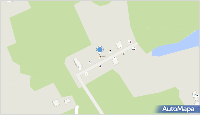 Szczecin, Palmowa, 5, mapa Szczecina