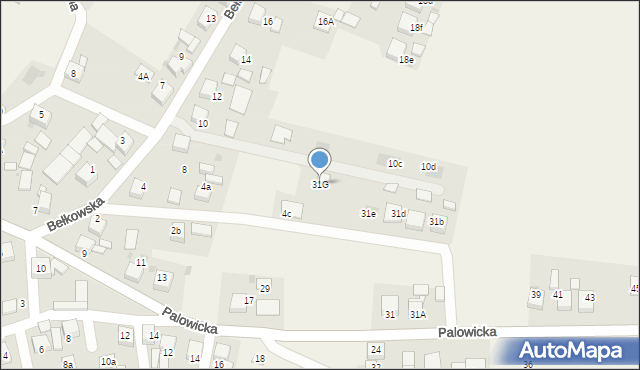 Szczejkowice, Palowicka, 31G, mapa Szczejkowice
