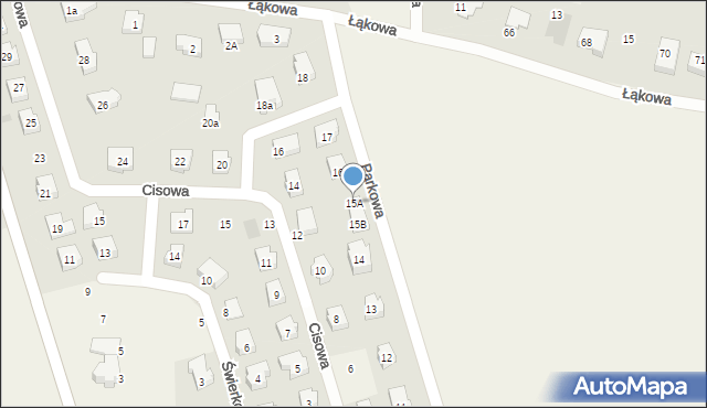 Szpęgawa, Parkowa, 15A, mapa Szpęgawa