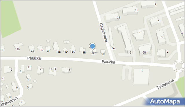 Szubin, Pałucka, 8A, mapa Szubin