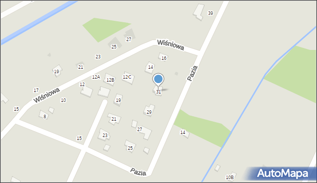 Tarnobrzeg, Pazia Michała, 31, mapa Tarnobrzegu