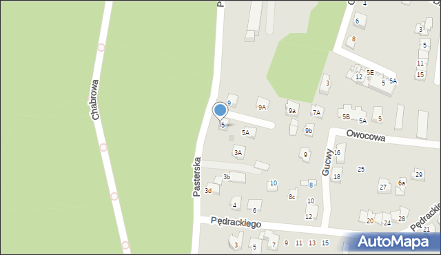 Tarnów, Pasterska, 7, mapa Tarnów