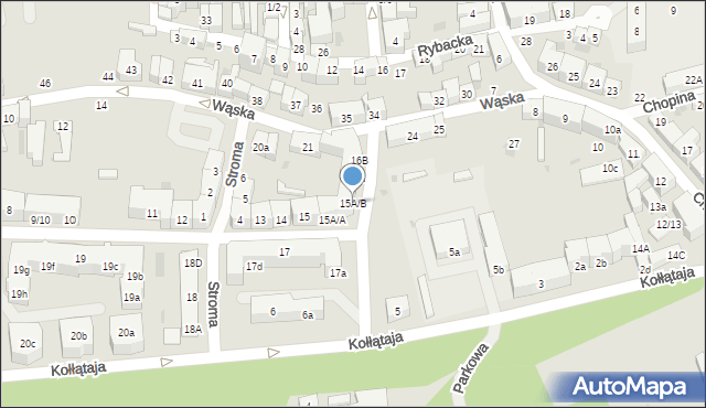 Tczew, Paderewskiego Ignacego Jana, 15A/B, mapa Tczew