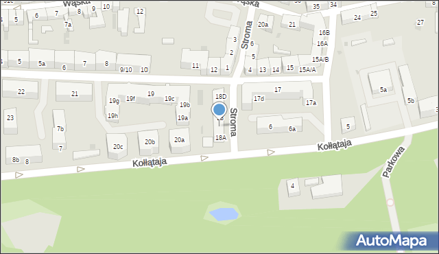Tczew, Paderewskiego Ignacego Jana, 18B, mapa Tczew