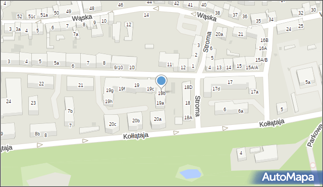 Tczew, Paderewskiego Ignacego Jana, 19b, mapa Tczew