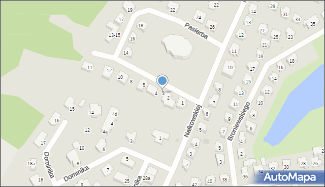 Tczew, Pasierba Janusza Stanisława, ks., 3, mapa Tczew