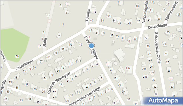 Tomaszów Lubelski, Paderewskiego Ignacego Jana, 2, mapa Tomaszów Lubelski