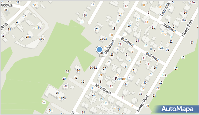 Tomaszów Mazowiecki, Parkowa, 28, mapa Tomaszów Mazowiecki