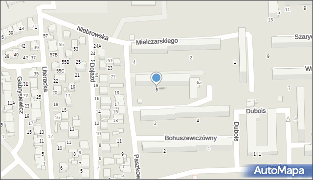 Tomaszów Mazowiecki, Paszkowskiego Rocha, 6, mapa Tomaszów Mazowiecki