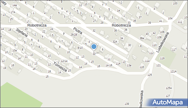 Tomaszów Mazowiecki, Pawła, 12, mapa Tomaszów Mazowiecki