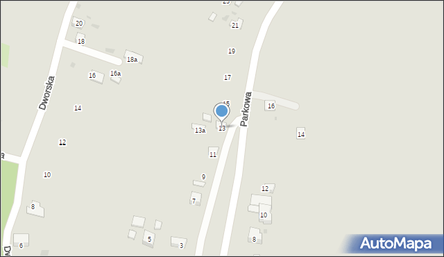 Trzebinia, Parkowa, 13, mapa Trzebinia