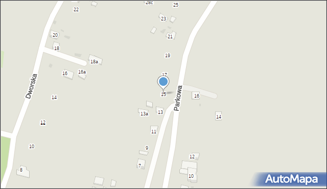 Trzebinia, Parkowa, 15, mapa Trzebinia