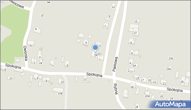 Trzebinia, Parkowa, 1A, mapa Trzebinia