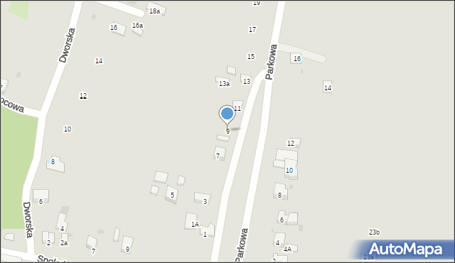 Trzebinia, Parkowa, 9, mapa Trzebinia