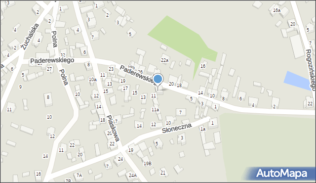 Tuliszków, Paderewskiego Ignacego Jana, 9, mapa Tuliszków