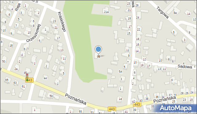 Tuliszków, Parkowa, 9B, mapa Tuliszków