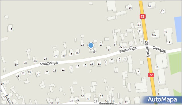 Tuliszków, Patrzykąta Bartłomieja, 12a, mapa Tuliszków