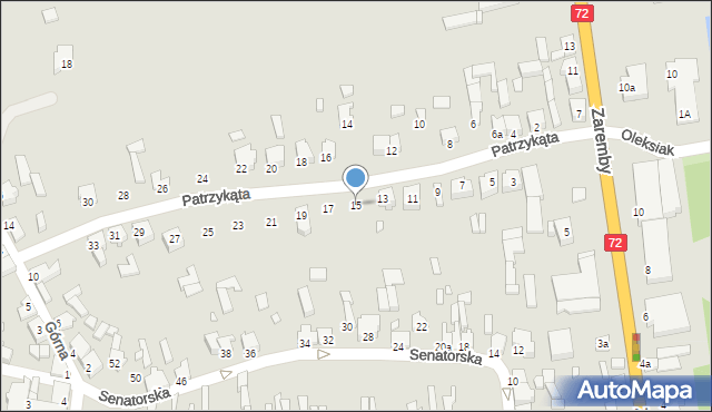 Tuliszków, Patrzykąta Bartłomieja, 15, mapa Tuliszków