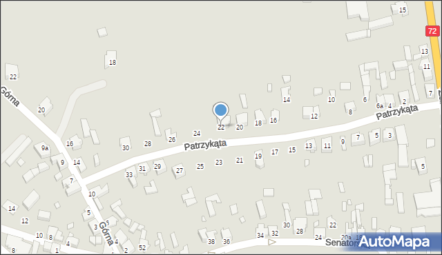 Tuliszków, Patrzykąta Bartłomieja, 22, mapa Tuliszków