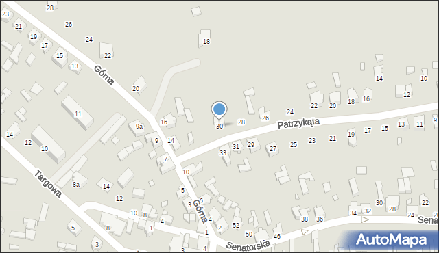 Tuliszków, Patrzykąta Bartłomieja, 30, mapa Tuliszków