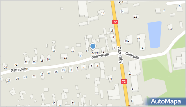 Tuliszków, Patrzykąta Bartłomieja, 6a, mapa Tuliszków