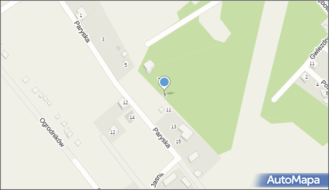 Tuliszów, Paryska, 9, mapa Tuliszów