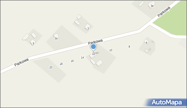 Turzno, Parkowa, 12, mapa Turzno