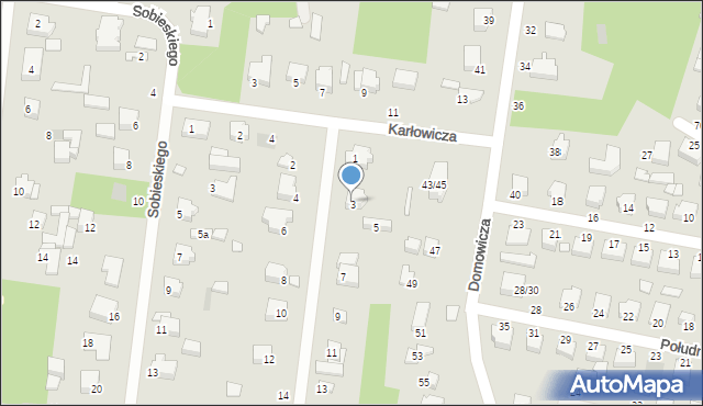 Tuszyn, Paderewskiego Ignacego Jana, 3a, mapa Tuszyn