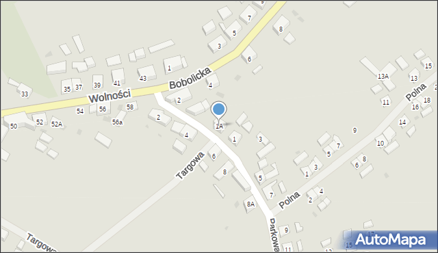 Tychowo, Parkowa, 1A, mapa Tychowo