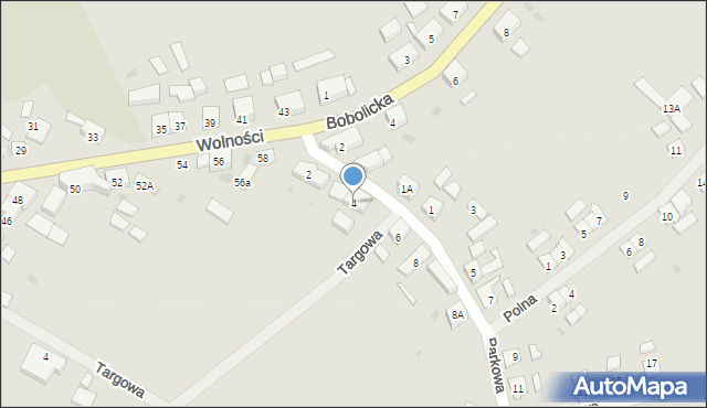 Tychowo, Parkowa, 4, mapa Tychowo