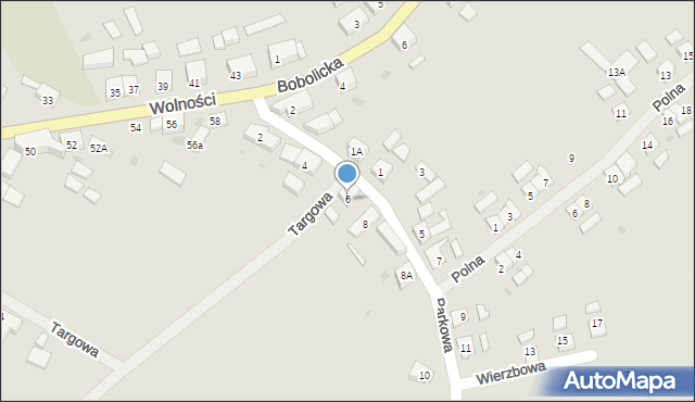 Tychowo, Parkowa, 6, mapa Tychowo