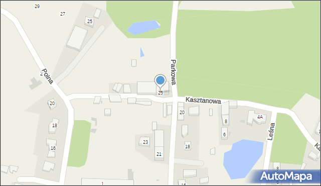 Tyniec Mały, Parkowa, 25, mapa Tyniec Mały