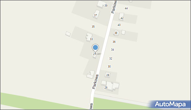 Tyniec Mały, Parkowa, 31, mapa Tyniec Mały