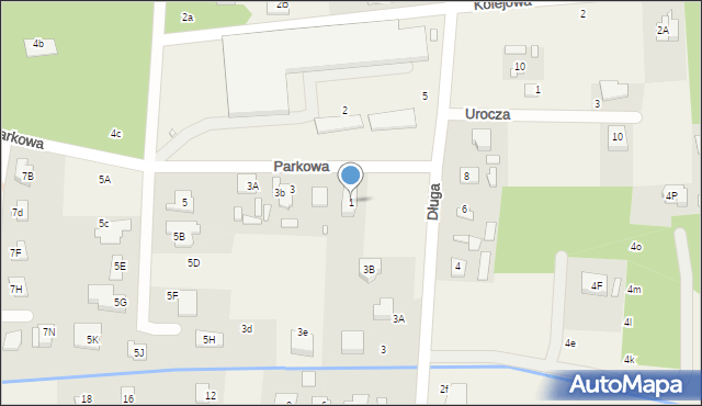 Ustanów, Parkowa, 1, mapa Ustanów