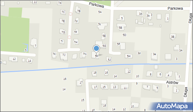Ustanów, Parkowa, 5K, mapa Ustanów