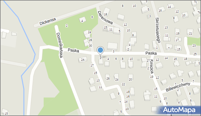 Warka, Paska Jana Chryzostoma, 2, mapa Warka