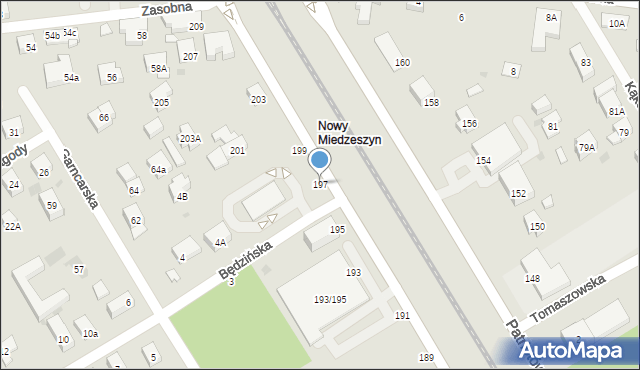 Warszawa, Patriotów, 197, mapa Warszawy