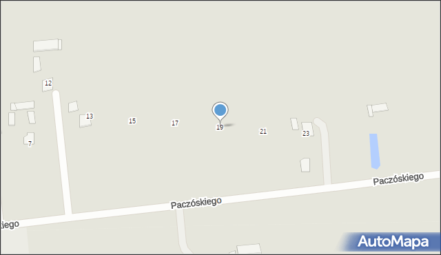 Węgrów, Paczóskiego Edwarda, 19, mapa Węgrów